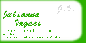 julianna vagacs business card